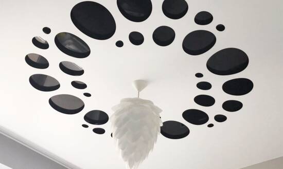 Резной натяжной потолок 13 кв.м. - Спальня - Слуцк